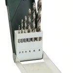 Set burghie Bosch pentru metal HSS-G, DIN 338, 6 buc.