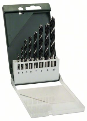 Set burghie Bosch elicoidale pentru lemn, 8 buc.