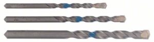 Set burghie Bosch pentru beton, 3 buc.