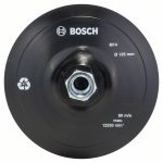 Placa de slefuire din cauciuc pentru polizor unghiular, sistem de prindere de tip arici, 125 mm