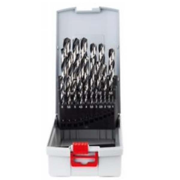 Burghie elicoidale 1-13 mm 25 bucati Bosch HSS PointTeQ ProBox Burghie elicoidale 1-13 mm 25 bucati Bosch HSS PointTeQ ProBox pentru gaurire metal