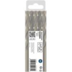 Burghiu pentru metal tip HSS-Co DIN 338 10.2 x 87 x 133 mm set 5 bucati