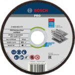 Disc tăiere inox Bosch 2608603171 125x22.23x1.0 mm pentru flex