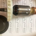 Rotor si pinion angrenare kit reparatie PN 11E rotopercutor AEG
