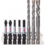 Biti impact control 50 mm 4 bucati burghie Hex-9 ceramica 3 bucati