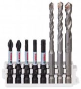Biti impact control 50 mm 4 bucati burghie Hex-9 ceramica 3 bucati