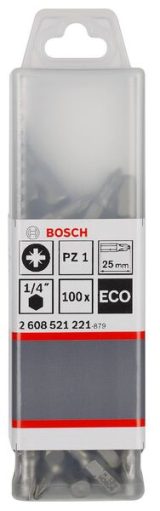Set biti 100 buc. PZ2 25 mm