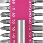 Biti cu carabina 21 bucati suport fuchsia