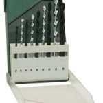 Burghie metal si piatra HSS-R 9 bucati