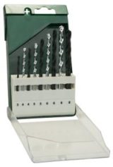 Burghie metal si piatra HSS-R 9 bucati