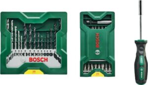 Set mixt bricolaj Mini X-Line Bosch 41 piese