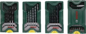 Set mixt 31 burghie metal lemn biti MINI X-Line