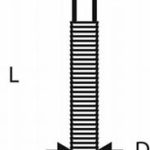 Cuie în linie cu cap D 90R 3,1 mm, 90 mm