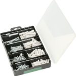Set de fixare burghie zidarie capete surubelnita dibluri 173 buc.