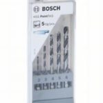 Set burghie metal HSS PointTeQ Hex Drill Bit set in caseta display 2 - 6 mm
