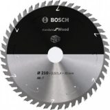 Panza de ferastrau circular Standard pentru lemn 210 mm x 30 mm 48T