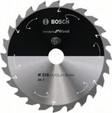 Panza de ferastrau circular Standard pentru lemn pentru ferastrau cu acumulator 216x1,7/1,2x30 T24