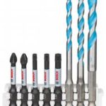 Set 4 biti mixt impact control 50 mm 3 burghie Hexpert-9 multicontruction