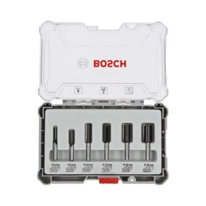 Set freze de profilat canturi 6 buc. freze drepte tija 1/4"