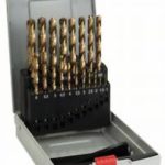 Set burghie pentru metal Pro Box HSS-TiN 135° 19 buc.
