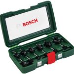 Set de freze de profilare TC 12 buc. (coada de 8 mm)