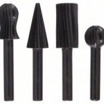 Set 4 freze metal tija 6 mm diametru 13 mm