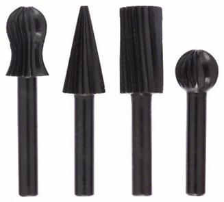 Set 4 freze metal tija 6 mm diametru 13 mm Set 4 freze metal tija 6 mm diametru 13 mm