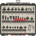 Set de 30 freze profilat canturi mixte HM tija 6mm