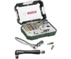 Biti chei tubulare si adaptor set 26 piese