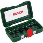 Set de freze de profilare TC 6 buc. tija 8 mm