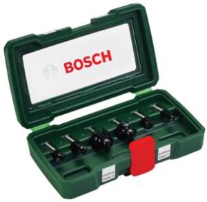 Set de freze de profilare TC 6 buc. tija 8 mm