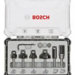 Freze de profilat canturi 6 buc. frezare coplanara si refecare tija 8 mm