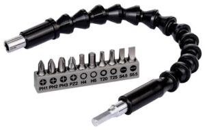 Set 11 piese biti cu extensie flexibilă din plastic SDB 300 mm