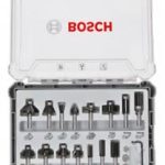 Set freze de profilat canturi 15 buc. mixte tija 8 mm