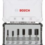 Set freze de profilat canturi 6 buc. freze drepte tija 8 mm