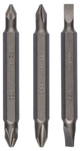Set 3 biti capete duble 60mm