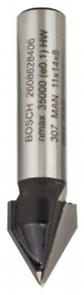 Freza pentru canal in V 8 mm D1 16 mm L 16 mm G 45 mm 90°