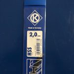 Burghiu metal HSS 2 mm set 3 buc