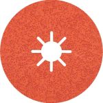 Disc din fibre ceramice Prisma EXPERT R782 180 mm, 22,23 mm, G 36