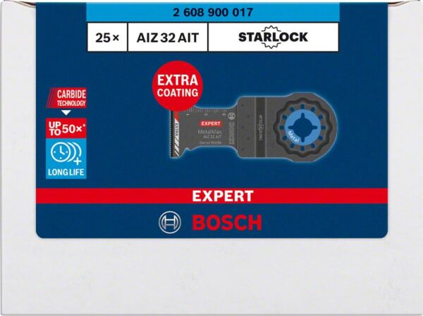 Panze de fierastrau pentru scule multifunctionale EXPERT MetalMax AIZ 32 AIT, 40 x 32 mm - imagine 2
