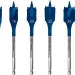 Set de burghie plate EXPERT Self Cut Speed, 10/12/13/14/16/18/20/22/24/25/28/30/32 mm, 13 buc.