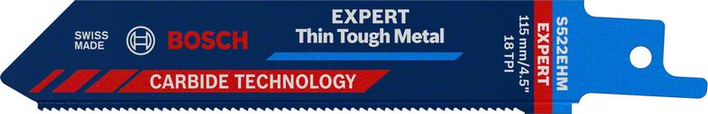 2608900359_bo_pro_u_f_1_2345139 Panze de ferastrau sabie S 522 EHM EXPERT Thin Tough Metal, 1 buc. - imagine 1