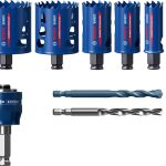 Set carote EXPERT materiale dure, 22/25/35/51/60/68 mm 9 buc.