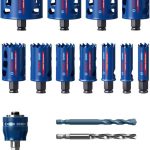 Set carote 14 bucati EXPERT materiale dure, 20/22/25/32/35/40/44/51/60/64/76 mm