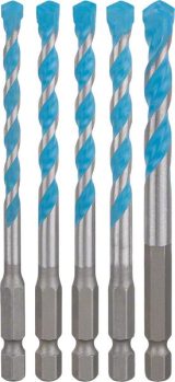 Set de burghie EXPERT HEX-9 MultiConstruction, 5,5/6/6/7/8 mm, 5 buc.