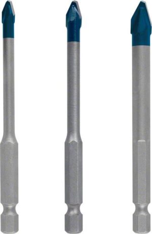 Set de burghie HEX-9 EXPERT ceramica dura, 5/6/8 mm, 3 buc