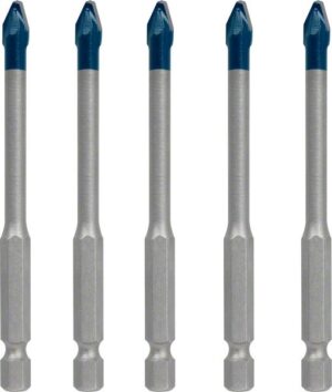 Set de burghie pentru tigle pentru acoperis HEX-9 EXPERT ceramica dura, 6 mm, 5 buc.