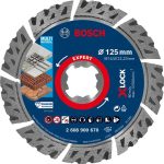 Disc de taiere diamantat EXPERT MultiMaterial X-LOCK 125 x 22,23 x 2,4 x 12 mm