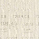 Plasa de slefuit EXPERT M480 pentru slefuitoare orbitale, 93 x 186 mm, G 220, 10 buc.