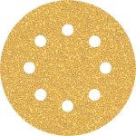 Smirghel EXPERT C470 cu 8 orificii pentru slefuitoare orbitale cu excentric 115 mm, G 40, 5 buc.